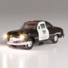 Just Plug(R) Lighted Vehicle -- Police Car (black, white), N, Woodland Scenics 5613