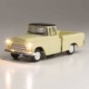 Just Plug(R) Lighted Vehicle -- Work Truck (Light Yellow), HO, Woodland Scenics 5597