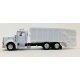 Peterbilt 367 Garbage Truck - Assembled -- White, HO, Herpa Models 6610