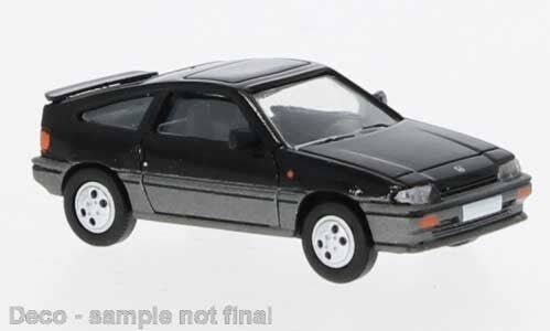 1983 Honda CRX - Assembled -- White, Black, HO, Brekina Automodelle PCX870471