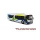 New Flyer Xcelsior XN40 Bus - Assembled -- Foothill Transit (white, blue, yellow), HO, Iconic Replicas 870310