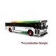 Orion V Transit Bus - Assembled -- Golden Gate (white, green, red), HO, Iconic Replicas 870512