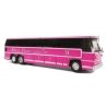 1984 MCI MC-9 Motorcoach Bus - Assembled -- Allstate Charter Lines (pink), HO, Iconic Replicas 870272