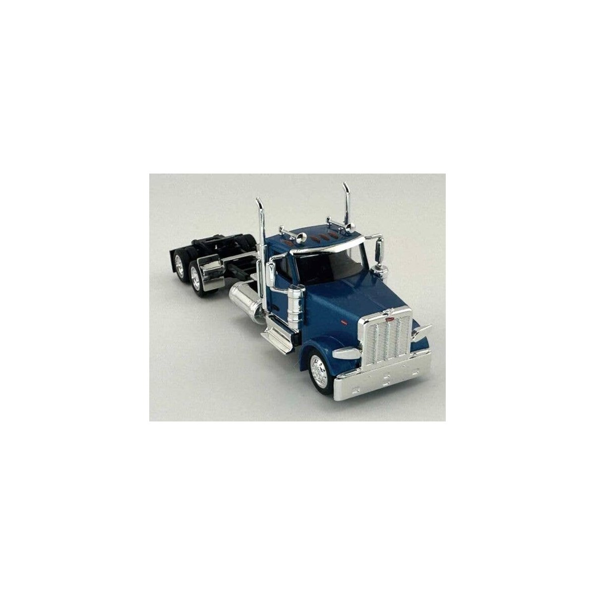 Peterbilt 589 2-Axle Day-Cab Semi Tractor - Assembled -- Metallic Blue, HO, HO Logistics Replicas 589061