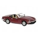 Triumph Spitfire Convertible - Assembled -- Red, HO, Brekina Automodelle 15180