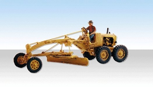 AutoScenes(TM) - Assembled -- Grady′s Grader, HO, Woodland Scenics 5560