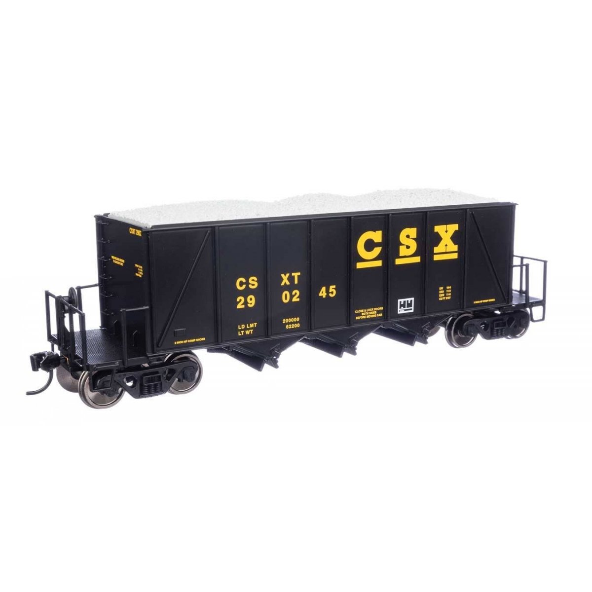 40′ Ortner 100-Ton Open Aggregate Hopper - Ready to Run -- CSX 290245