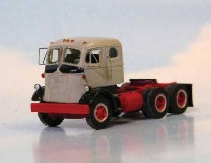 1953-1957 Mack H-63 Tandem-Axle Tractor Only - Resin Kit -- Undecorated, HO, SYLVAN SCALE MODELS V090
