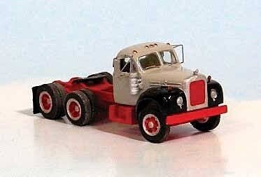 1953-1965 Mack B-61 Tandem-Axle Day-Cab Tractor Only - Resin Kit -- Undecorated, HO, SYLVAN SCALE MODELS V102