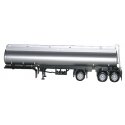 Trailer Only -- 2-Axle Elliptical Tanker w/Lift Axle, HO, Herpa Models 5351