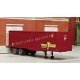 PRR 1950s 30′ Tandem-Axle Piggyback Trailer - Resin Kit -- With TrucTrain Decals, HO, SYLVAN SCALE MODELS T0271