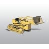 American Construction Equipment (Unpainted Metal Kit) -- Tracked Front End Loader, HO, Woodland Scenics 235