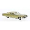 1972 Cadillac Coupe de Ville - Assembled -- Gold, Ivory, HO, Brekina Automodelle 18126