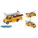 International(R) 4300 Utility Truck w/Drill - Assembled -- Yellow, HO, Walthers SceneMaster 11732
