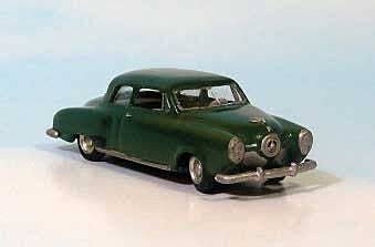 1951 Studebaker 2-Door Sedan - Resin Kit -- Undecorated, HO, SYLVAN SCALE MODELS V125