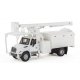 International(R) 4300 2-Axle Truck with Tree Trimmer Body - Assembled -- White Cab, Body an, HO, Walthers SceneMaster 11745