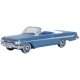 1961 Chevy Impala - Assembled -- Jewel Blue, White, HO, Oxford Diecast 87CI61006