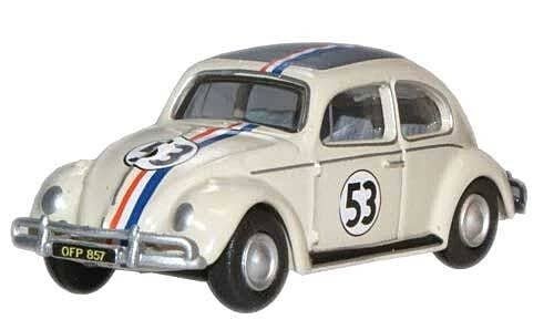 Old-Style Volkswagen Beetle - Assembled -- 53 (pearl white, silver, blue, white, red, black), 1/76, Oxford Diecast 76VWB001