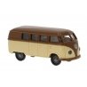 1950-1954 Volkswagen T1a Kombi Passenger Van - Assembled -- Economy (brown, beige), HO, Brekina Automodelle 31033
