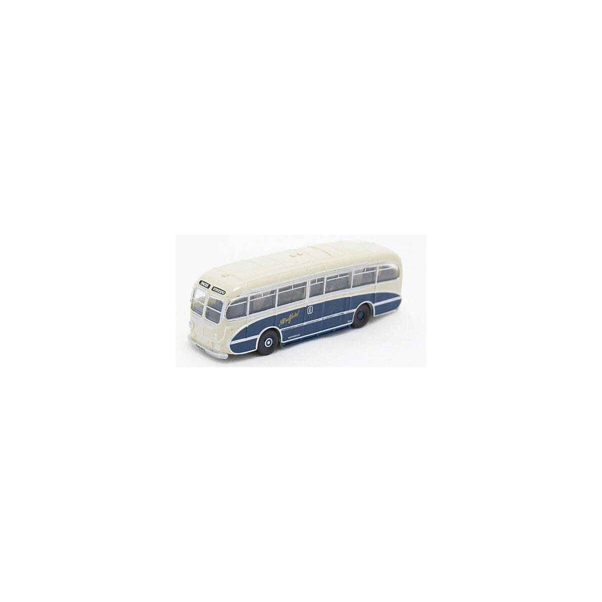 1951 Burlingham Seagull - Assembled -- Stratford Blue, Ivory, N, Oxford Diecast NSEA002