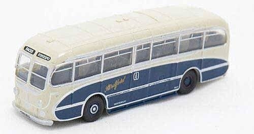 1951 Burlingham Seagull - Assembled -- Stratford Blue, Ivory, N, Oxford Diecast NSEA002