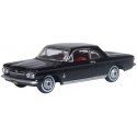 1963 Chevrolet Corvair Coupe - Assembled -- Tuxedo Black, HO, Oxford Diecast 87CH63004