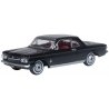 1963 Chevrolet Corvair Coupe - Assembled -- Tuxedo Black, HO, Oxford Diecast 87CH63004