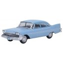 1959 Plymouth Savoy Sedan - Assembled -- Powder Blue, HO, Oxford Diecast 87PS59003