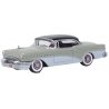 1955 Buick Century - Assembled -- Carlsbad Black, Windsor Grey, Dover White, HO, Oxford Diecast 87BC55007
