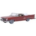 1961 Chrysler 300 Convertible - Assembled -- Top Up (Cinnamon, White), HO, Oxford Diecast 87CC61004