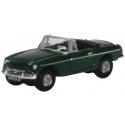 1962 MG MGB - Assembled -- British Racing Green, N, Oxford Diecast NMGB003