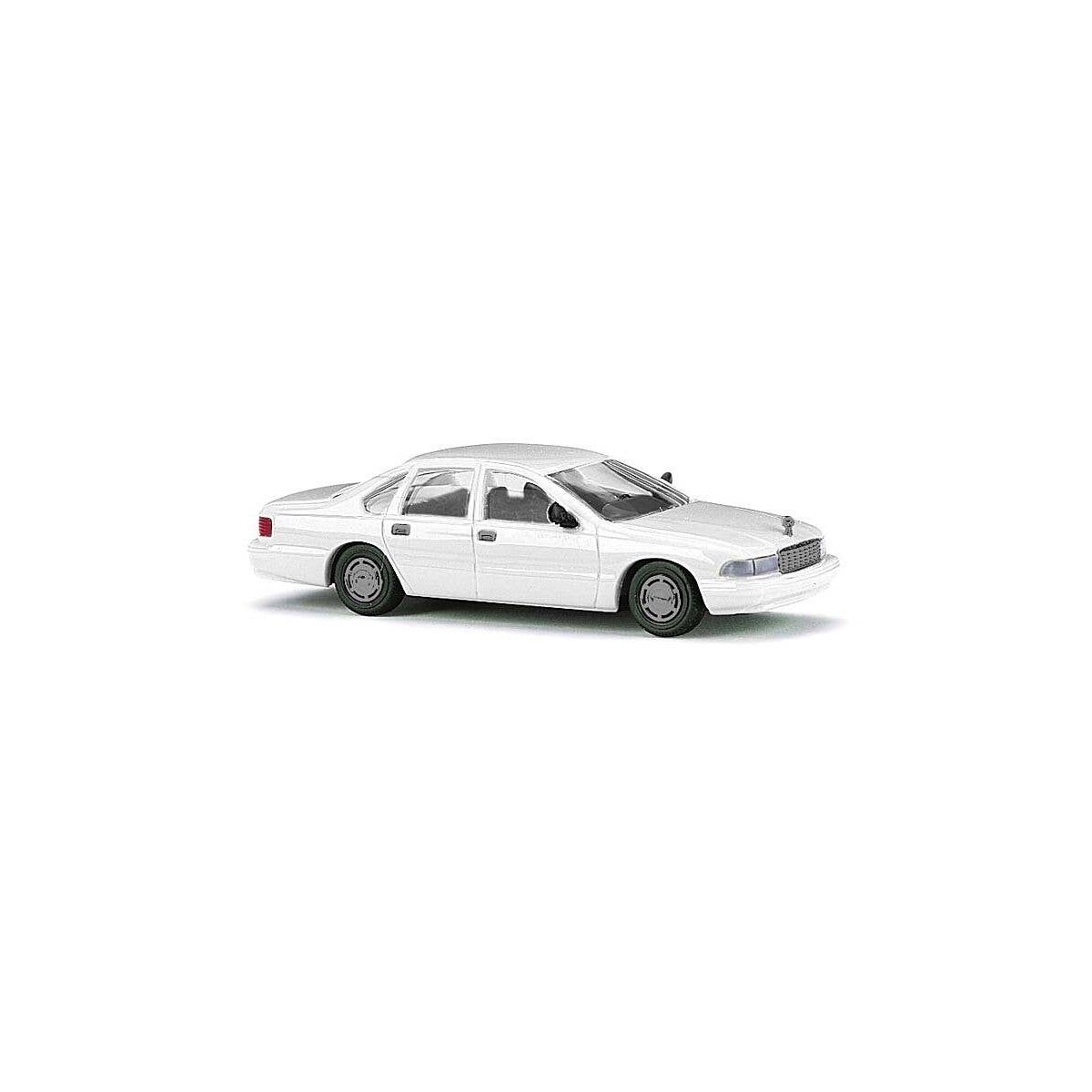1995 Chevrolet Caprice Sedan - Assembled -- White, HO, Busch Gmbh & Co Kg 89122