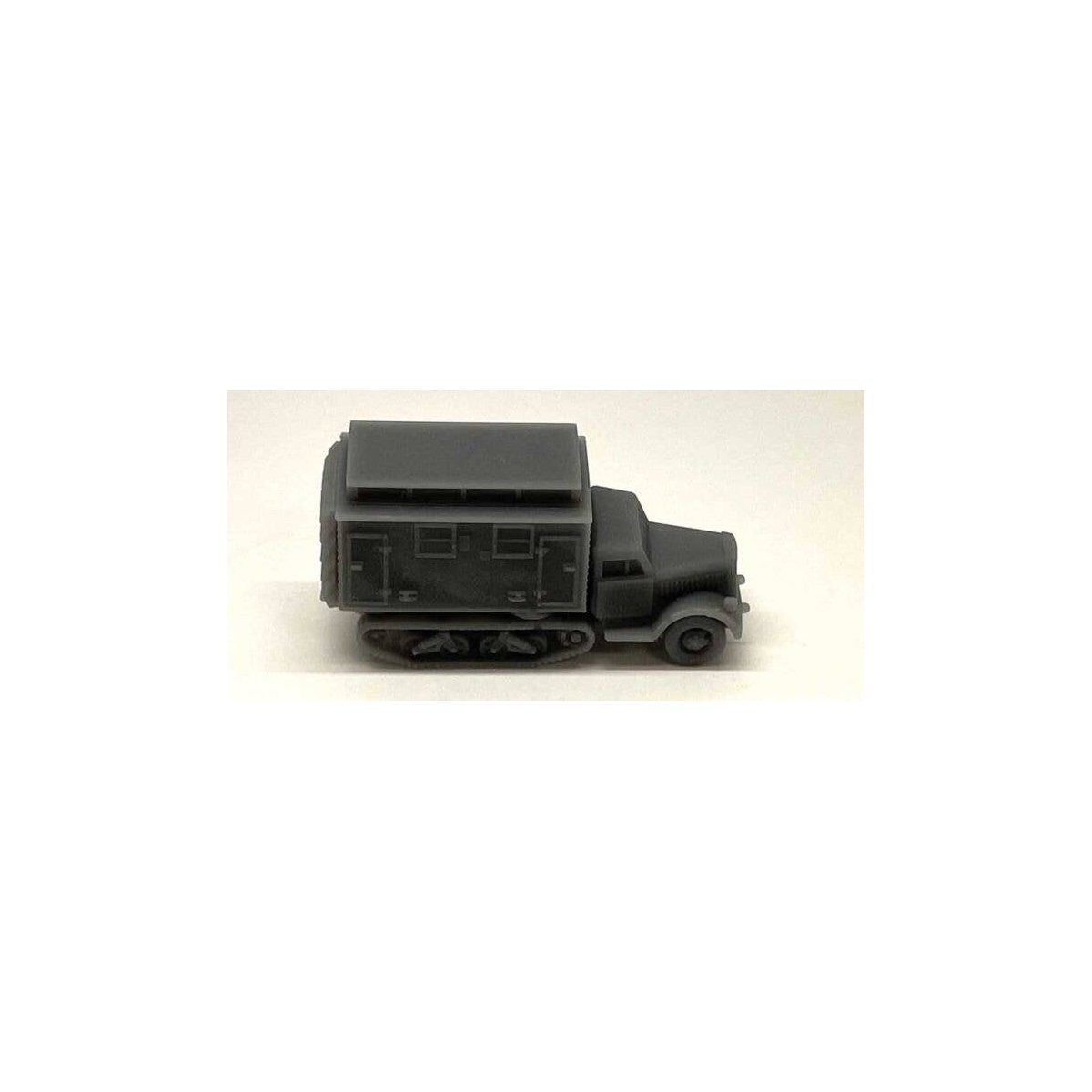 Half-Track Ambulance - Kit -- With Open Door Unpainted Cast Resin, N, Phoenix Precision Models 30055