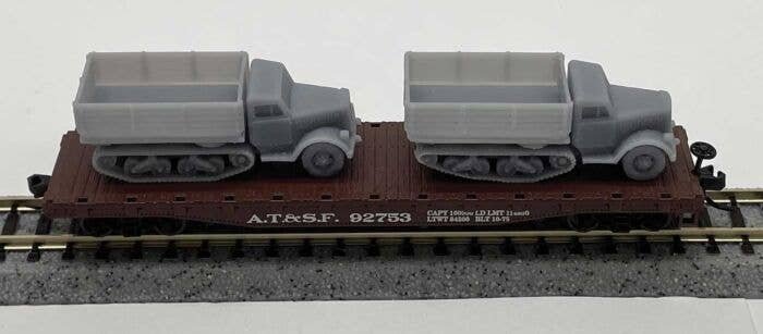 Half-Track - Resin Kit -- Empty (undecorated), N, Phoenix Precision Models 30040