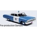 1964 Ford Galaxie Police Cruiser - Assembled -- Chicago Police Department (blue, white), 1/43, Iconic Replicas 430656