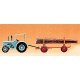 Farm Machinery -- Hanomag w/Log Trailer, N, Preiser Kg 79504