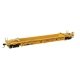Thrall Rebuilt 40′ Well Car - Ready to Run -- TTX DTTX 53023 red TTX & Next Load Any Road logos, yellow conspicuity stri