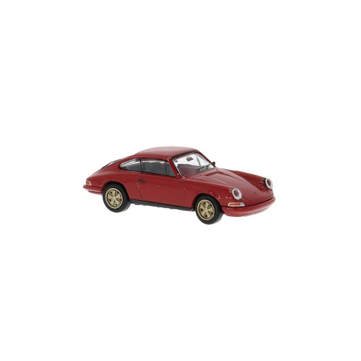 1968-1973 Porsche 911 - Assembled -- Red, HO, Brekina Automodelle 16236
