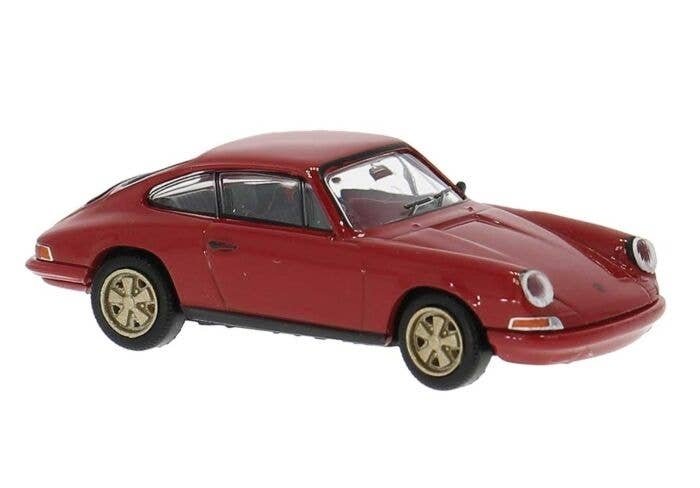 1968-1973 Porsche 911 - Assembled -- Red, HO, Brekina Automodelle 16236