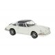 1963 Porsche 911E Targa Coupe - Assembled -- White, Black, HO, Brekina Automodelle 16271