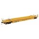 Thrall Rebuilt 40′ Well Car - Ready to Run -- TTX DTTX 53023 red TTX & Next Load Any Road logos, yellow conspicuity stri