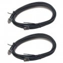 LocoNet Cable pkg(2) -- 8′ 2.4m, All Scales, Digitrax LNC82