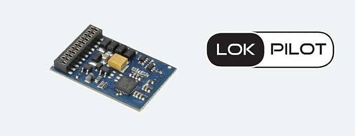LokPilot 5 Basic DCC Control Decoder -- NEM660 21MTC Interface, All Scales, LokSound By ESU 59029