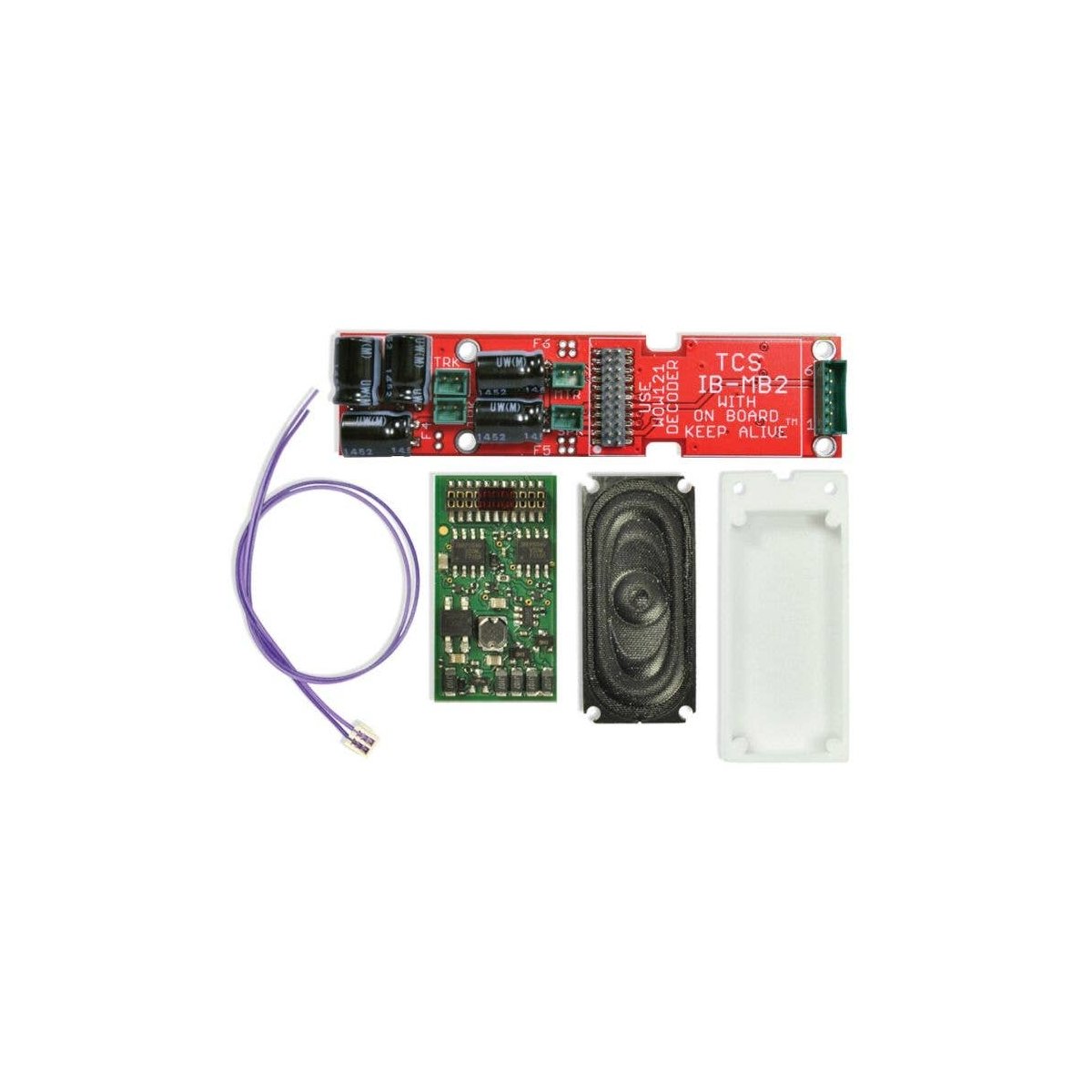 WDK-INT-1 WOWKit Complete Sound Conversion -- Fits Intermountain GE U18B, EMD SD40-2, HO, Train Control Systems 1766