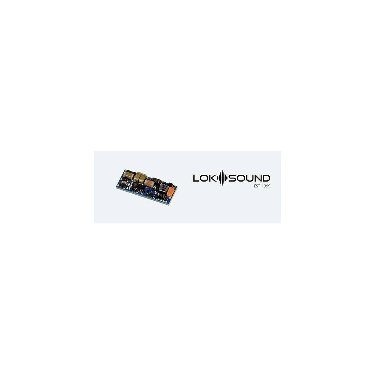 LokSound 5 Nano DCC Sound and Control Decoder -- .77 x .33 x .13′ 19.6 x 8.5 x 3.2mm, All Scales, LokSound By ESU 58923
