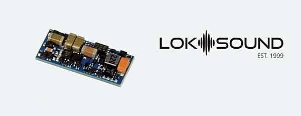 LokSound 5 Nano DCC Sound and Control Decoder -- .77 x .33 x .13′ 19.6 x 8.5 x 3.2mm, All Scales, LokSound By ESU 58923