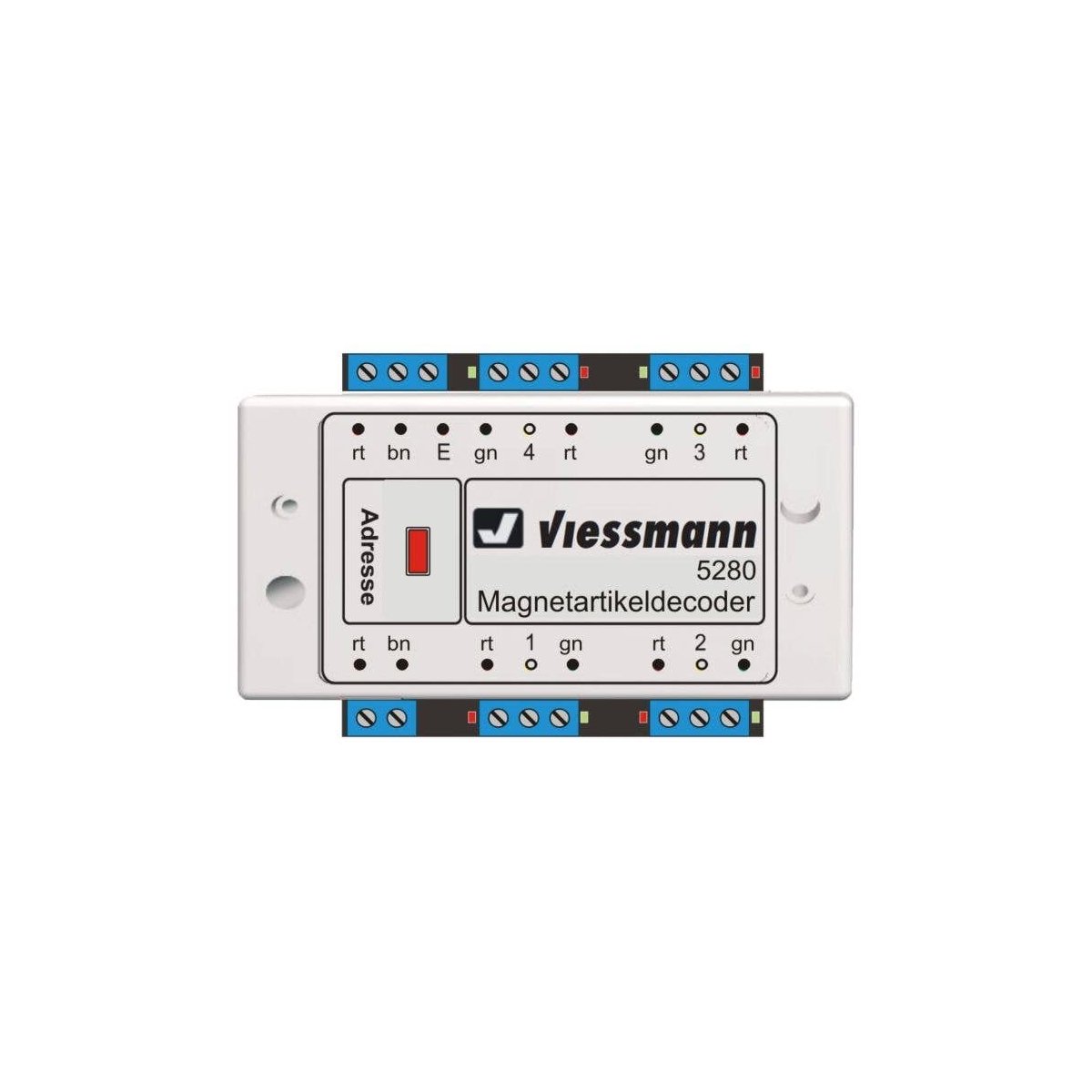 Multi-Protocol Accessory Decoder -- Works w/DCC & Marklin Motorola Systems, All Scales, Viessmann Modellspielwaren 5280