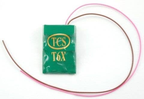 T6X-KAC 6-Function DCC Decoder w/TCS Keep Alive Wires - Control Only -- No Harness With 2-P, HO, Train Control Systems 1441