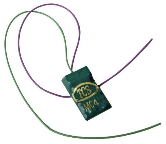 MC4A 4-Function DCC Decoder - Control Only -- No Harness, Use 7-Pin JST Male (Not Included), HO, Train Control Systems 1349