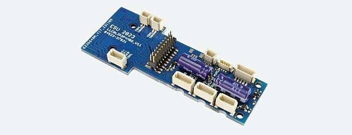 Adapter Board -- Adds 21MTC Interface to Broadway Ltd Paragon 3/4 for LokSound 5 Decoder, HO, LokSound By ESU 53952